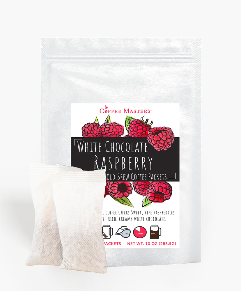 White Chocolate Raspberry Cold Brew Packets