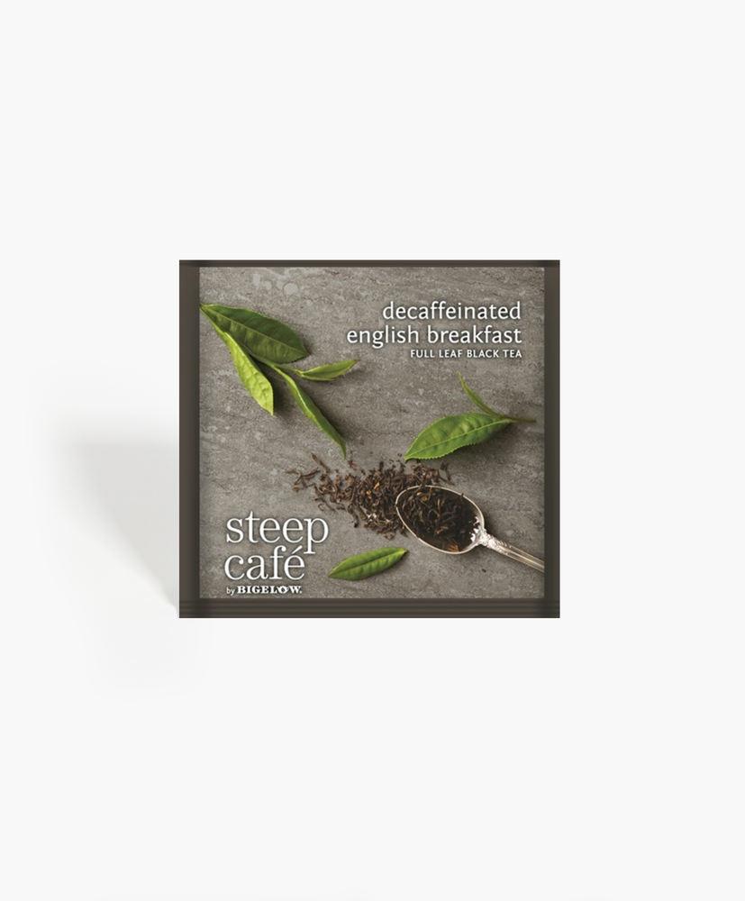 Steep Cafe - Decaf English Breakfast Tea Bags