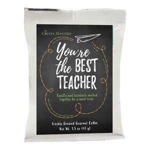 Best Teacher Coffee Greetings - 24 Packets