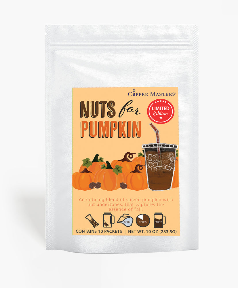 
            
                Load image into Gallery viewer, Nuts for Pumpkin Cold Brew Packets - Limited Edition
            
        