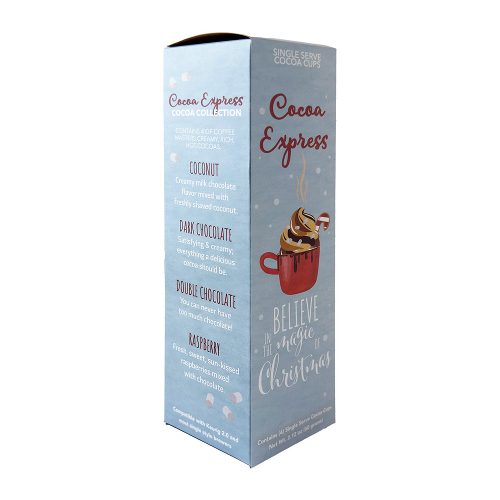 Christmas Cocoa 4 Count Cocoa Express K-Cup Collection