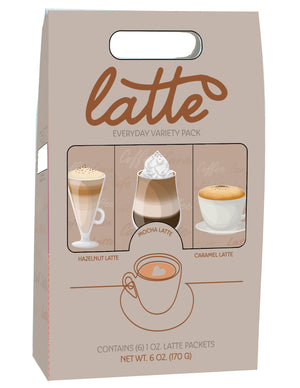 9 pack Latte Everyday Variety Pack