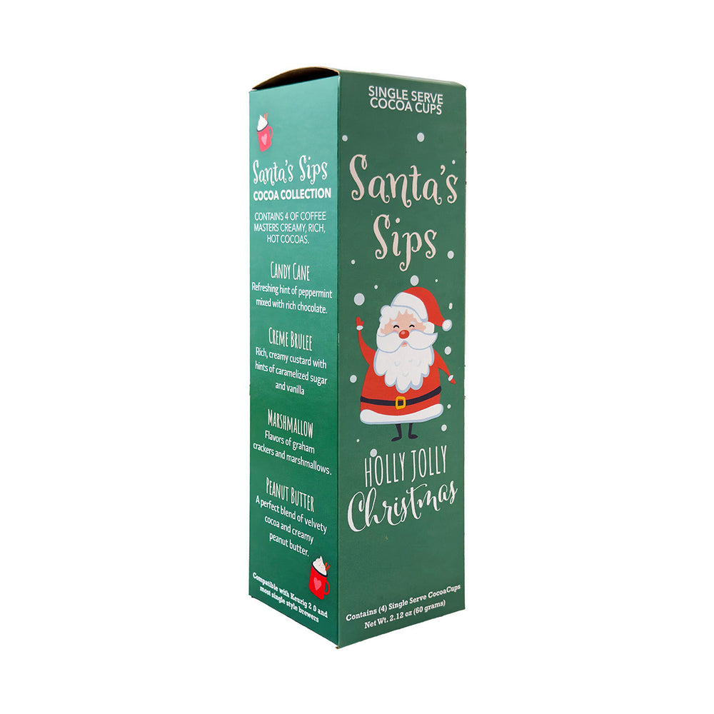 Christmas Cocoa 4 Count Santa's Sips K-Cup Collection