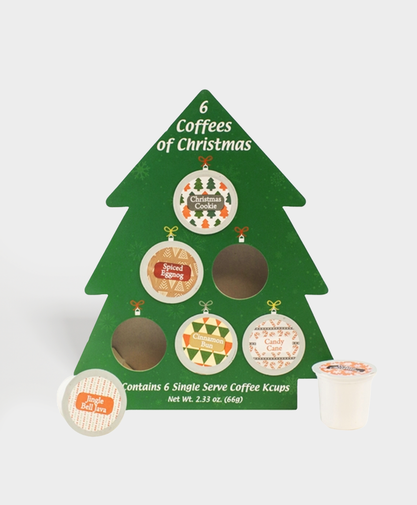 Christmas Coffee Tree - 6 Count Single Serve