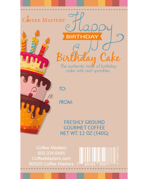 Happy Birthday Bag. - Coffee Greeting