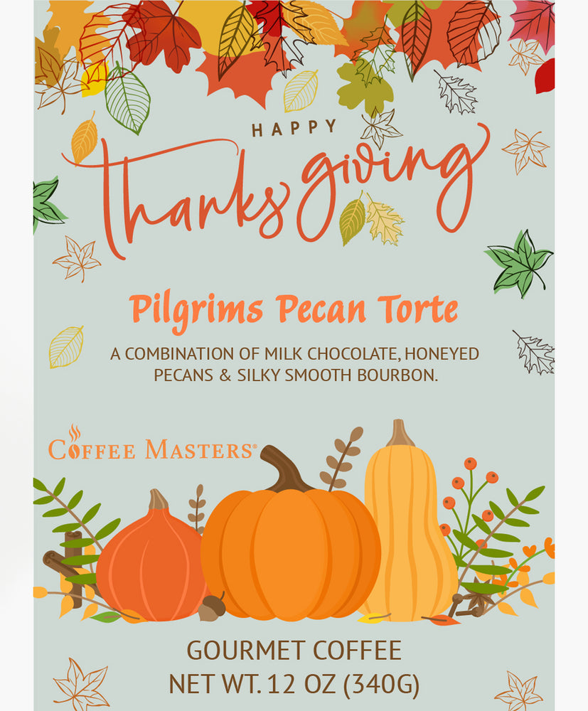 
            
                Load image into Gallery viewer, Pilgrims Pecan Torte - Thanksgiving Bag
            
        