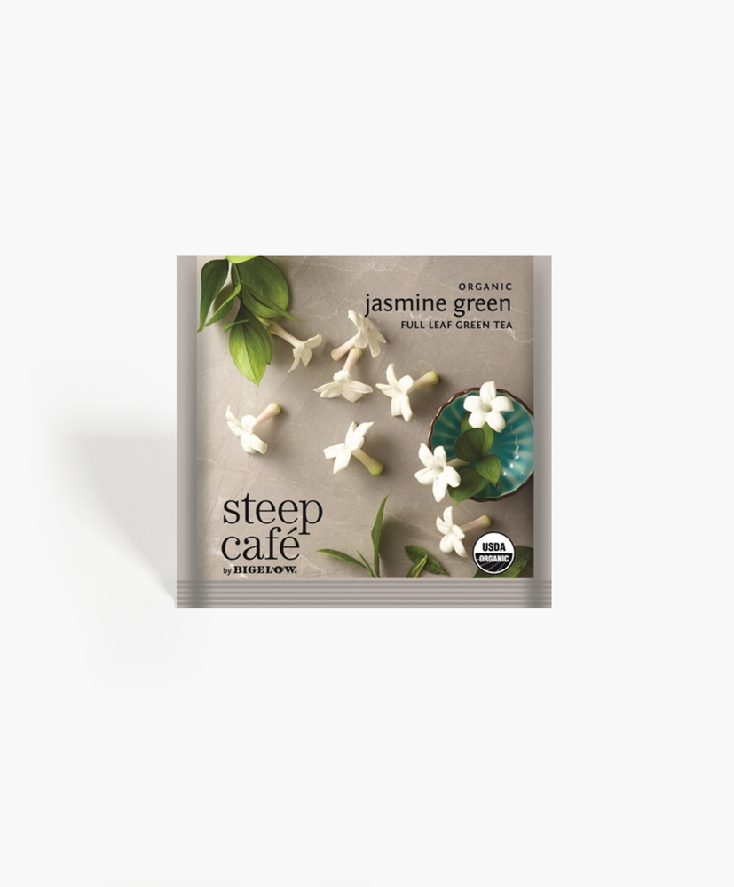 Steep Cafe - Organic Jasmine Green Tea Bags